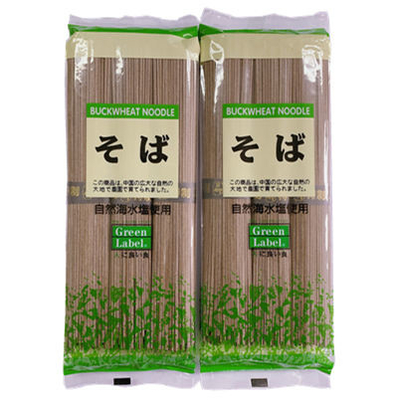 日本の質300gは承認されたそば粉のヌードルのユダヤを乾燥した