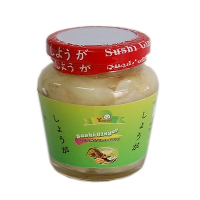 Oemの日本の寿司のショウガの風味がよい漬物の自然なハラール160g/びん