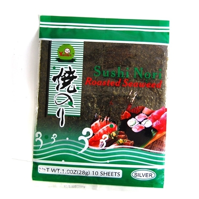 金完全なシートのOemのパッキングを持つシャキッとしたYaki Noriの海藻