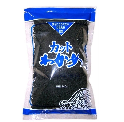自然な海藻200gはスープのためのWakameを焼いた