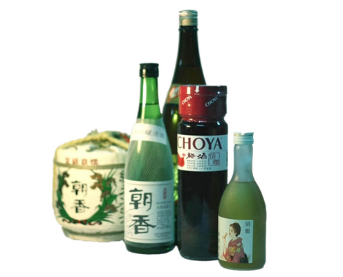 寿司のための甘くアルコール分が低い日本の梅酒720ml最もよい組