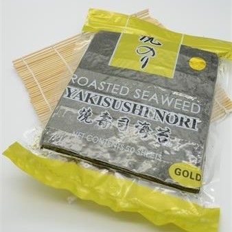 藻の寿司の焼き焼かれた私もの海藻10枚のシート