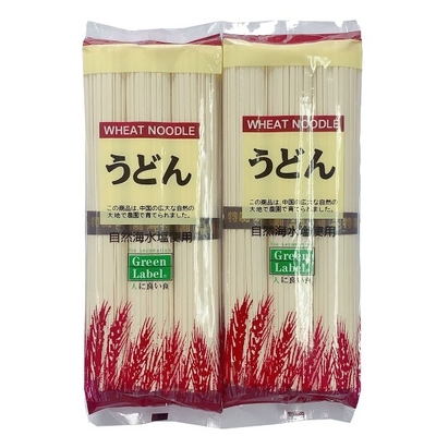 スーパーマーケットの白い300g純粋なそば粉のヌードル19cmの長さ