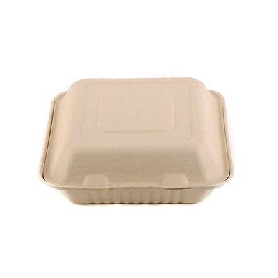 Ecoの食糧サービングは生物分解性1000mlテークアウトの食品容器に用具を使う