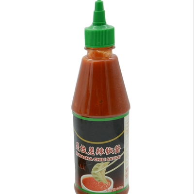 店のプラスチックびんのチリ パウダー ソース熱いぴりっとする482g*12bottles