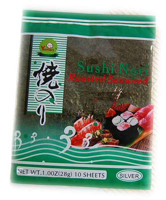 28gユダヤの焼き 私もの海藻元のラッパーが付いている10枚のシート
