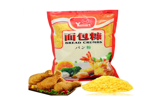 ムギの黄色い平野の日本のパン粉のパン粉