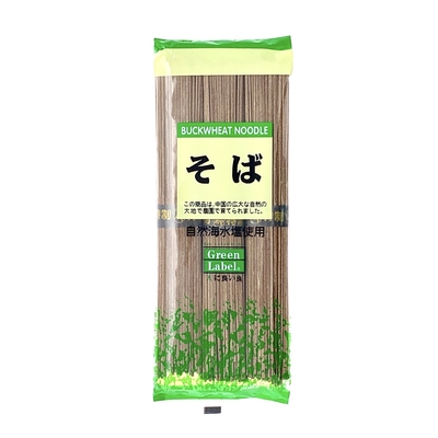 中国様式の乾燥したうどんのそばの黒いヌードルは減量1kgのそば粉の味を