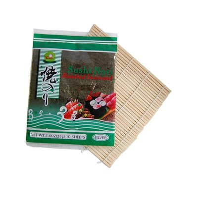 乾燥される日本Oemが受け入れる100枚のシートのYaki Noriの海藻を焼いた