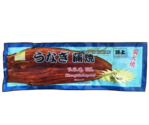 寿司食糧によって凍らせていたUnagiは日本の料理のためのウナギの真空パックを焼いた