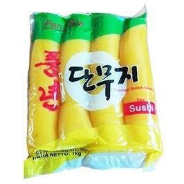 500gは寿司のショウガのラディッシュのTakuan Oshinkoのストリップの切れをピクルスにした